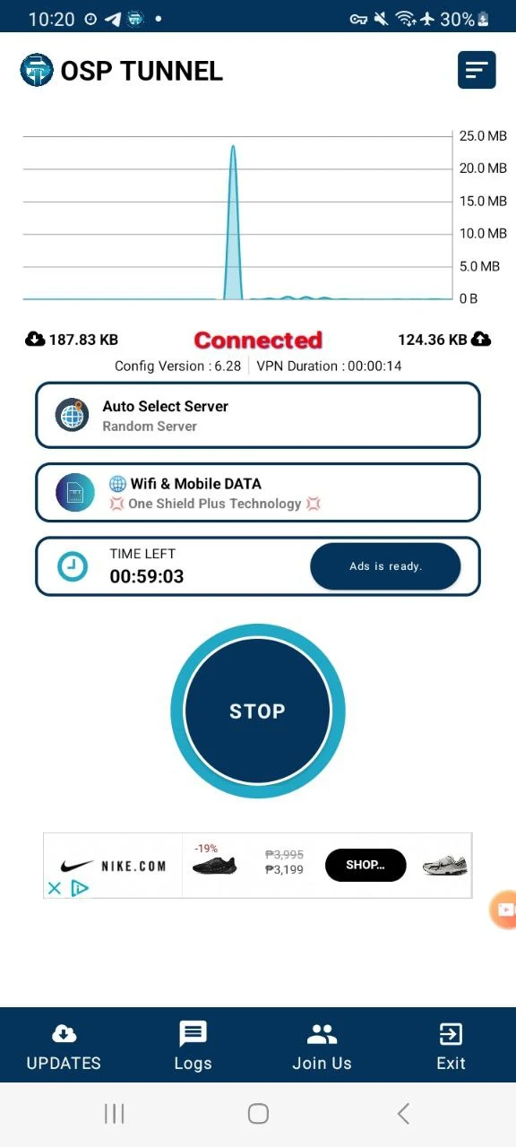 OSP TUNNEL - Fast VPN screenshot